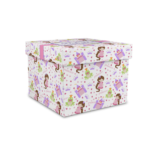 Custom Princess Print Gift Box with Lid - Canvas Wrapped - Small (Personalized)