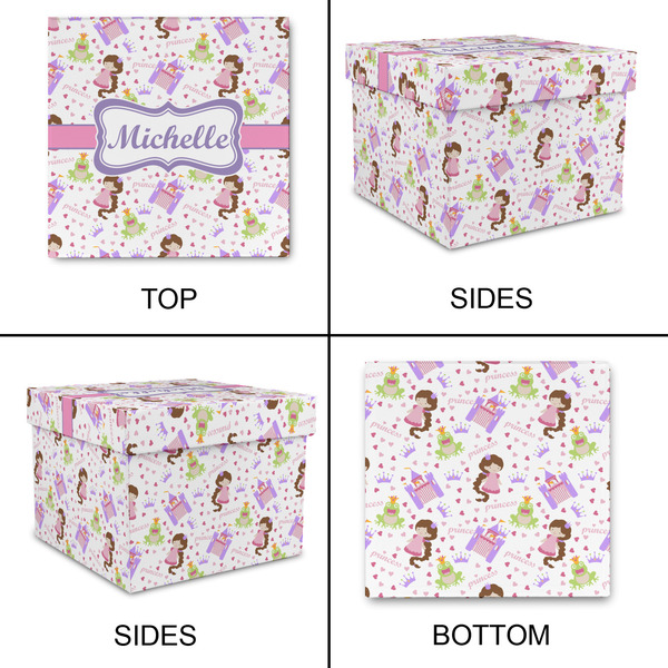 Princess Print Gift Boxes with Lid - Canvas Wrapped - XX-Large - Approval