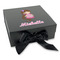Princess Print Gift Boxes with Magnetic Lid - Black - Front (angle)