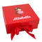 Princess Print Gift Boxes with Magnetic Lid - Red - Front