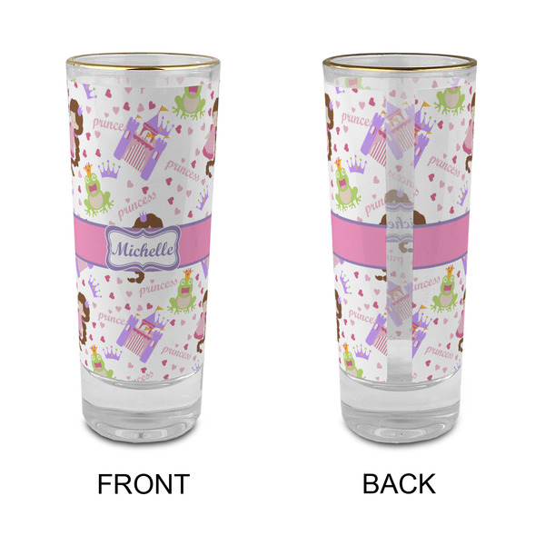 Princess Print Glass Shot Glass - 2 oz - Single - APPROVAL