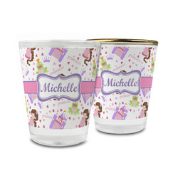 Princess Print Glass Shot Glass - 1.5 oz (Personalized)