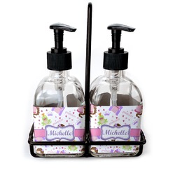 Princess Print Glass Soap & Lotion Bottles (Personalized)