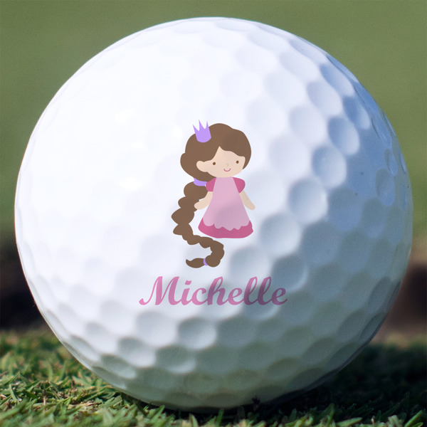 Custom Princess Print Golf Balls - Titleist Pro V1 - Set of 3 (Personalized)