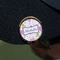 Princess Print Golf Ball Marker Hat Clip - Gold - On Hat