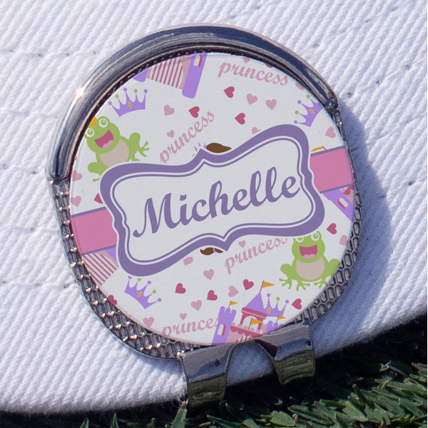 Custom Princess Print Golf Ball Marker - Hat Clip