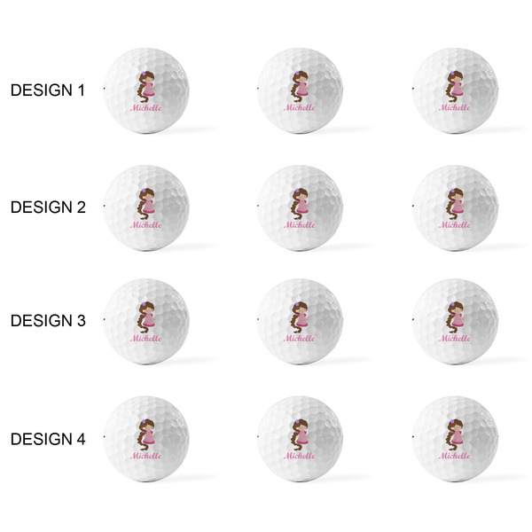 Princess Print Golf Balls - Titleist - Set of 12 - APPROVAL