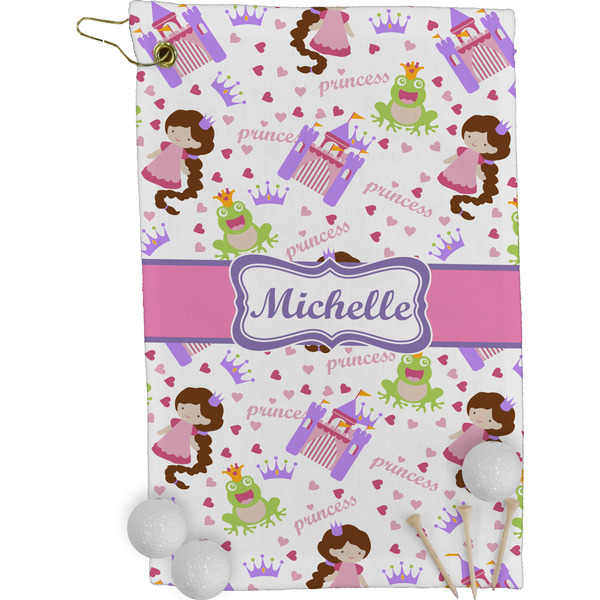 Princess Print Golf Towel (Personalized)