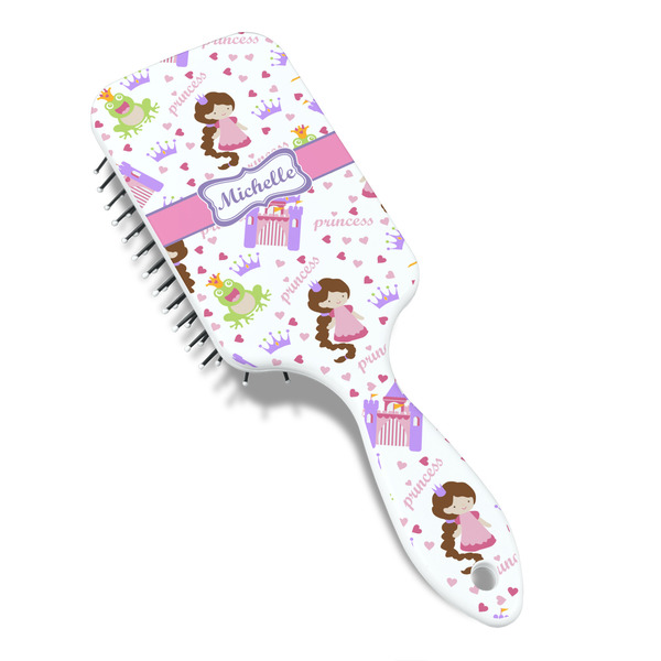 Princess Print Hair Brush - Angle View
