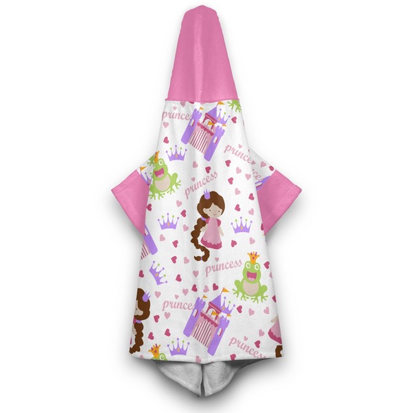 Princess Print Hooded Towel - Hanging