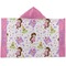Princess Print Kids Hooded Towel (Personalized)