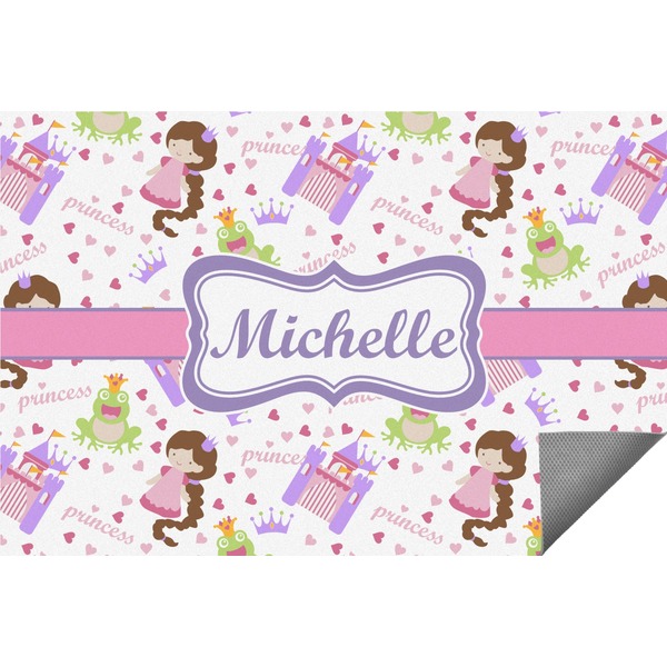 Custom Princess Print Indoor / Outdoor Rug - 3'x5' (Personalized)