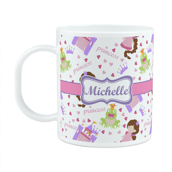 Custom Princess Print Plastic Kids Mug (Personalized)