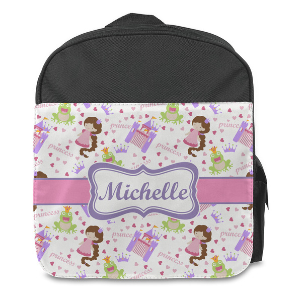 Princess Print Kids Backpack - Front