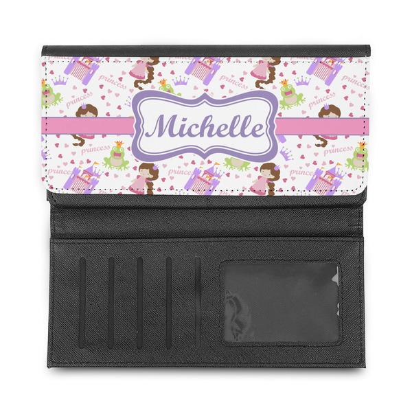Princess Print Ladies Wallet - Half Way Open