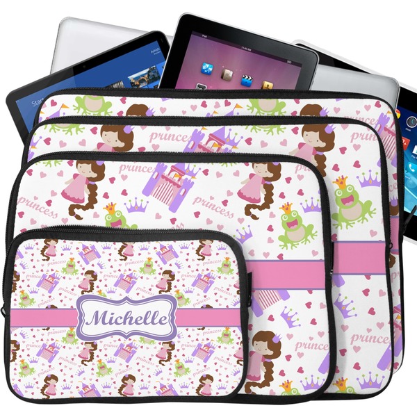 Princess Print Laptop Case Sizes