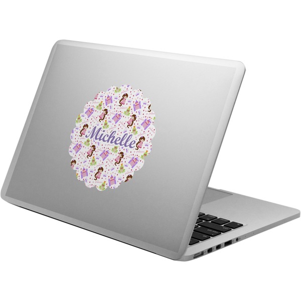 Custom Princess Print Laptop Decal (Personalized)