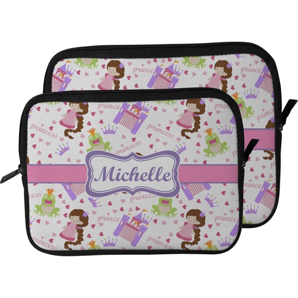 Princess Print Laptop Sleeve (Size Comparison)
