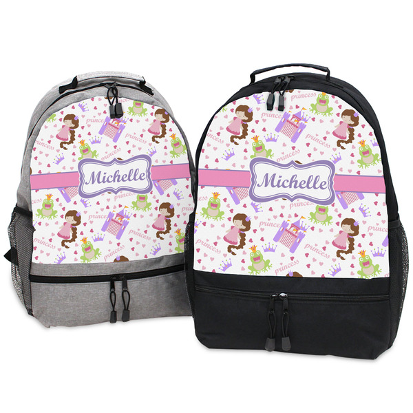 Princess Print Large Backpacks - Both