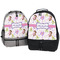 Princess Print Large Backpacks - Both