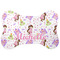 Princess Print Bone Shaped Dog Food Mat (Large) (Personalized)