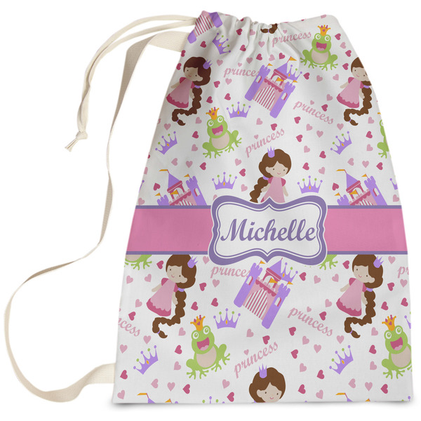 Custom Princess Print Laundry Bag (Personalized)