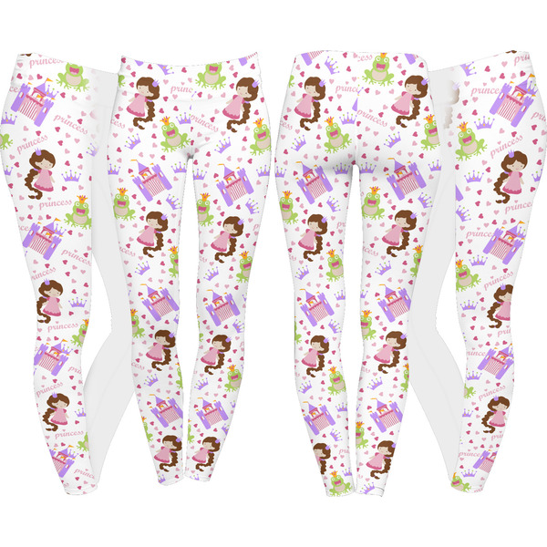 Princess Print Leggings Turn Around - Apvl