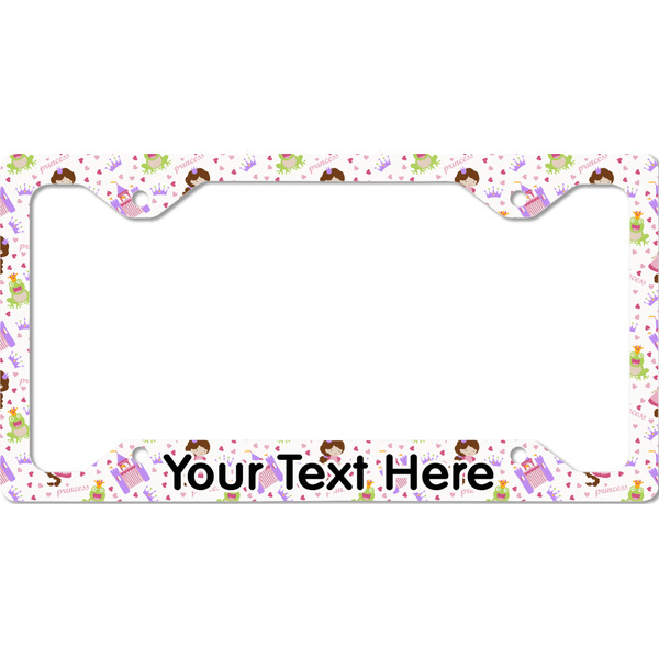 Princess Print License Plate Frame - Style C