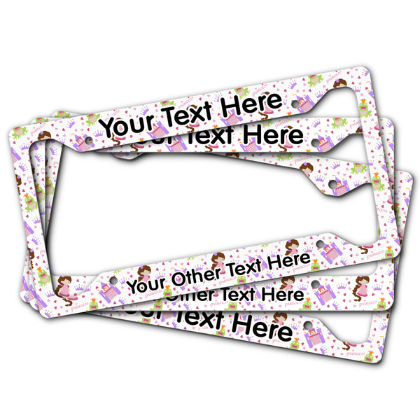 Princess Print License Plate Frames - (PARENT MAIN)