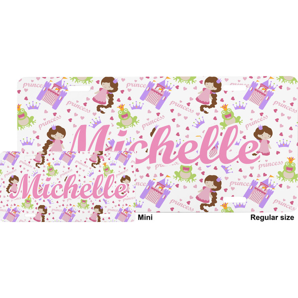 Princess Print License Plate (Sizes)
