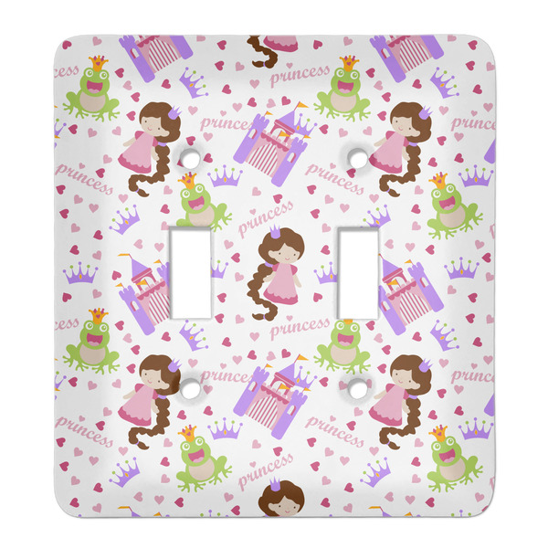 Custom Princess Print Light Switch Cover (2 Toggle Plate)