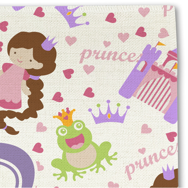 Princess Print Linen Placemat - DETAIL
