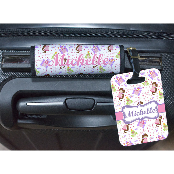 Princess Print Luggage Wrap & Tag