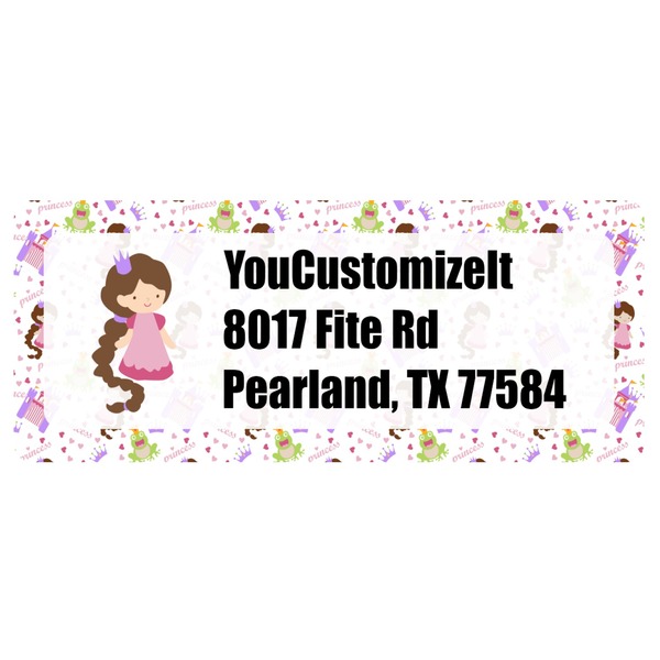 Custom Princess Print Return Address Labels (Personalized)