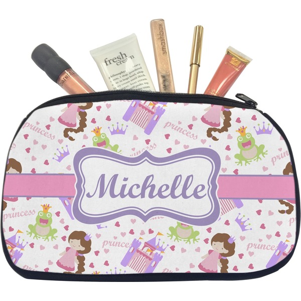 Custom Princess Print Makeup / Cosmetic Bag - Medium (Personalized)