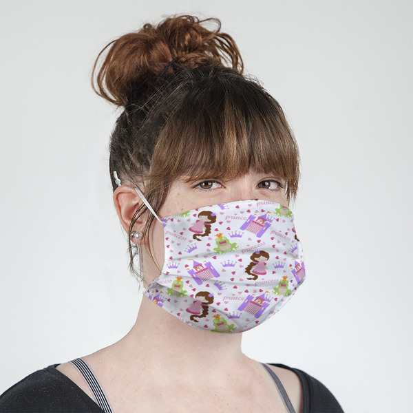 Princess Print Mask - Quarter View on Girl