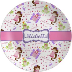 Princess Print Melamine Plate (Personalized)