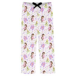 Princess Print Mens Pajama Pants - L