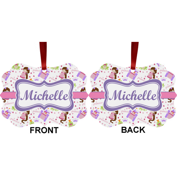Princess Print Metal Benilux Ornament - Front and Back (APPROVAL)