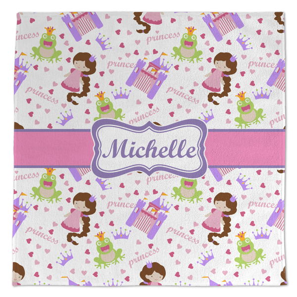 Custom Princess Print Microfiber Dish Towel (Personalized)