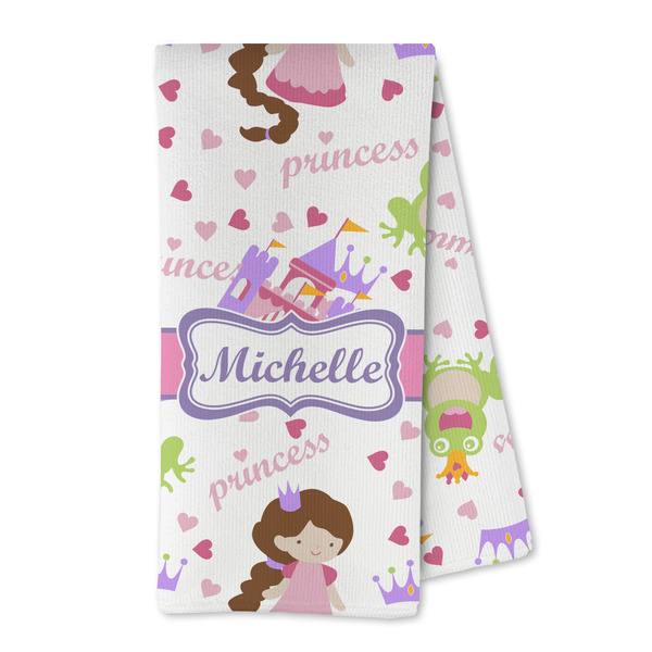 Custom Princess Print Kitchen Towel - Microfiber (Personalized)