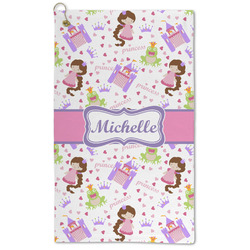 Princess Print Microfiber Golf Towel (Personalized)