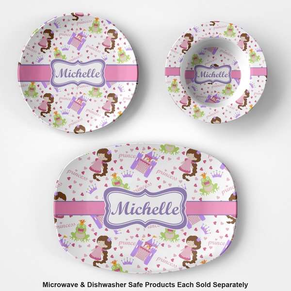 Princess Print Microwave & Dishwasher Safe CP Plastic Dishware - Group