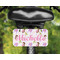 Princess Print Mini License Plate on Bicycle - LIFESTYLE Two holes