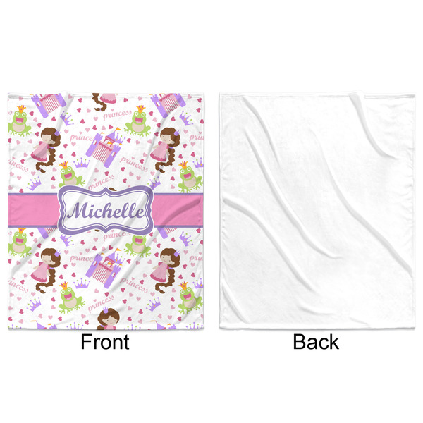 Princess Print Minky Blanket - 50"x60" - Single Sided - Front & Back