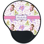Princess Print Mouse Pad with Wrist Support