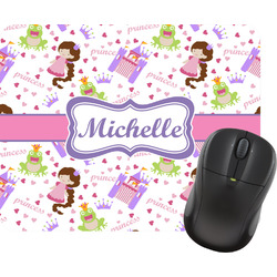 Princess Print Rectangular Mouse Pad (Personalized)