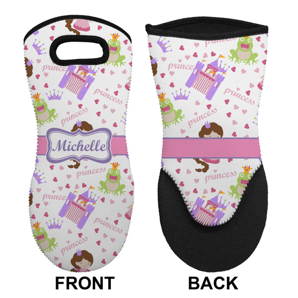 Princess Print Neoprene Oven Mitt (Front & Back)