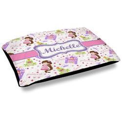 Princess Print Outdoor Dog Bed - Large (Personalized)