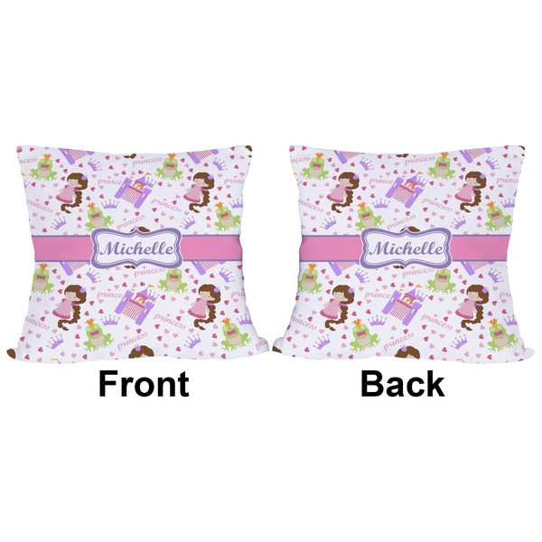 Princess Print Outdoor Pillow - 18x18